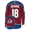 Colorado Avalanche Trikot Alex Newhook 18 Adidas Stanley Cup 2022 Authentic - Herren